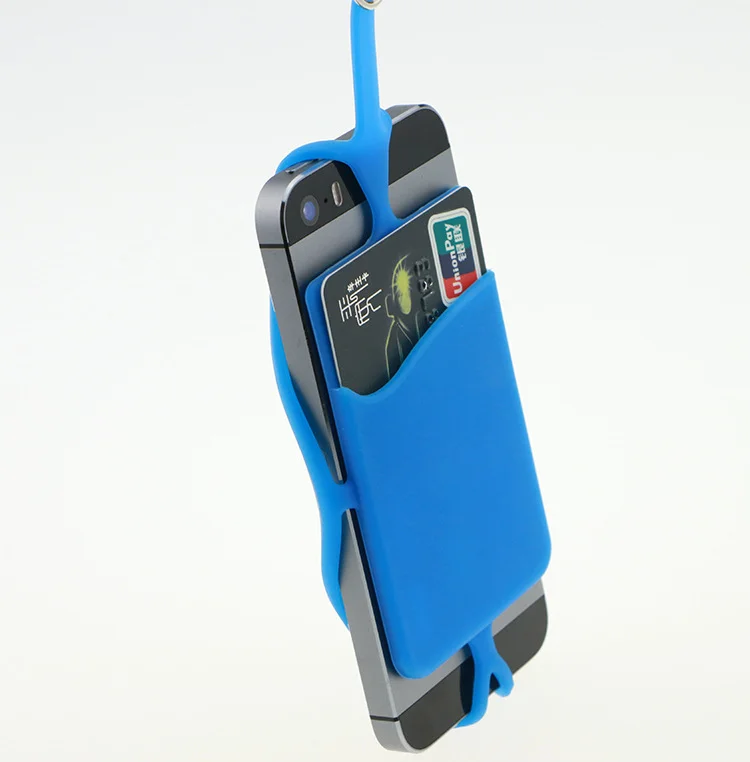 OEM силиконовый держатель для мобильного телефона с отделением для карт