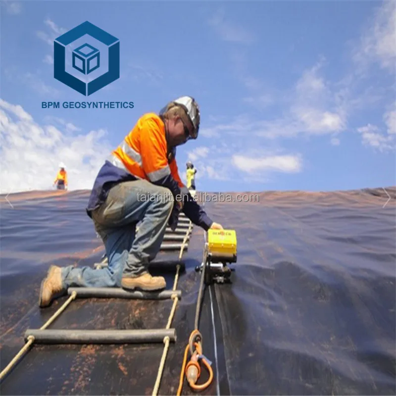 1.5mm HDPE Impervious Geomembrane Liner for Heap Leach Pad for Zimbabwe