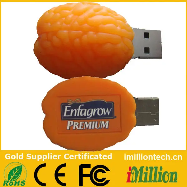 Promotional gifts medical novelty brain shaped usb gifts