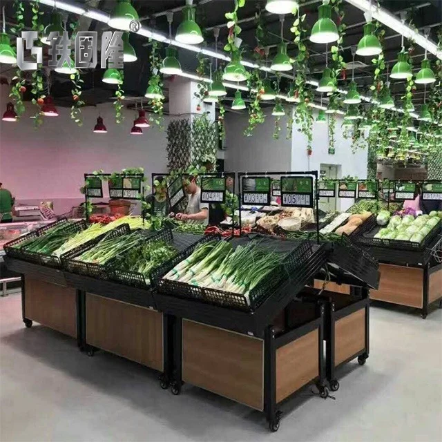 Price Display Stand Stainless Steel Heavy Duty Fruit And Vegetable