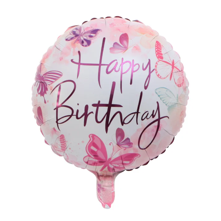18 inch Happy Birthday Under Construction Balloon 