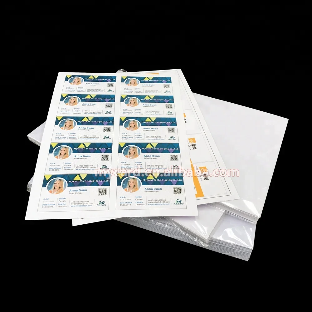 Wholesale PVC ID Card Making Lamination Machines with Supplies