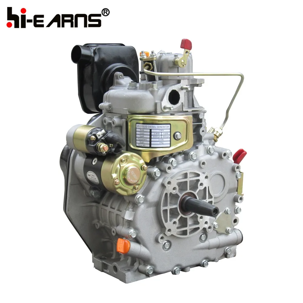 DG6000E 5KW Open Frame Universal 4inch Wheel diesel Generator Price