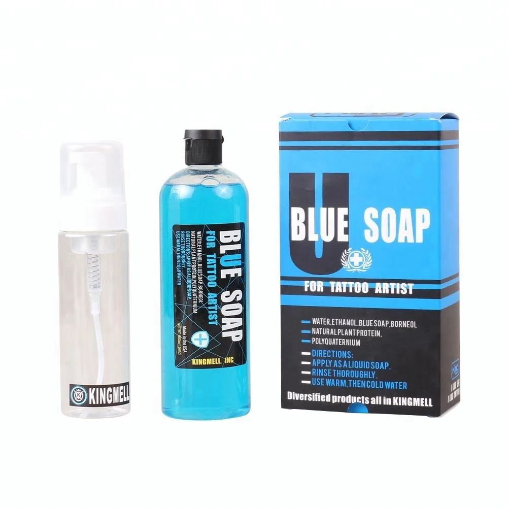 Professional Tattoo Blue Soap Tattoo Spray Bottle - Buy Tattoo Clean Soap,Blue  Soap,Tattoo Soap Product on 
