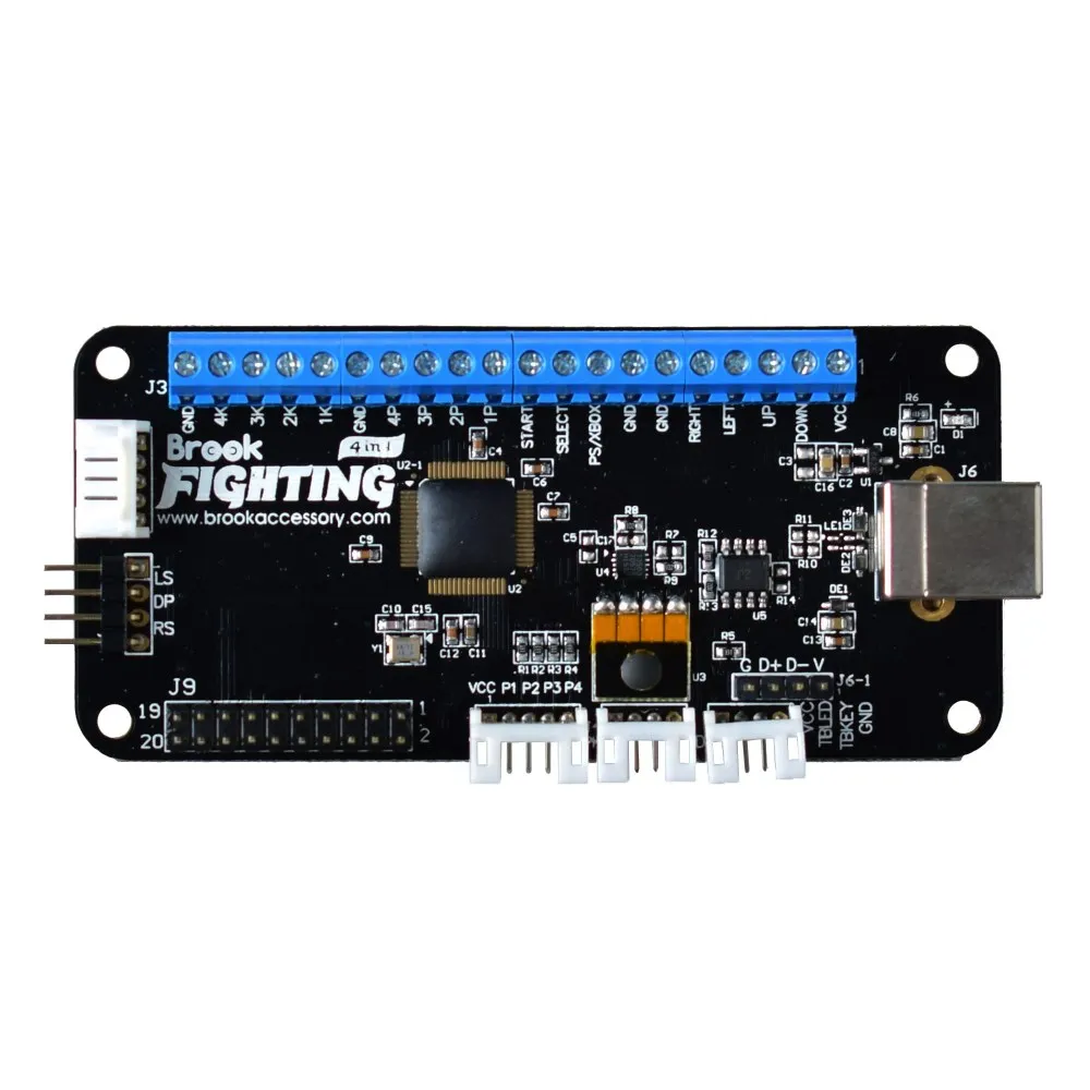 Brook PCB Universal Fighting Board (UFB) ピンがXbox One for Xbox 360 for PS4  for PS3 for Wii U PCに事前に追加されています| Alibaba.com