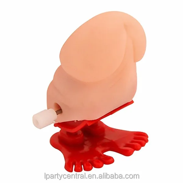 Wind Up Jolly Jumping Boob Hen Party Favor Gag Gift Office Prank