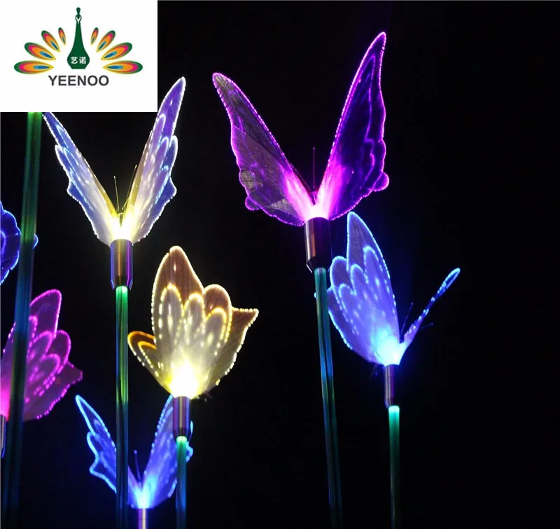 Multi-color  led butterfly holiday outdoor decorative light