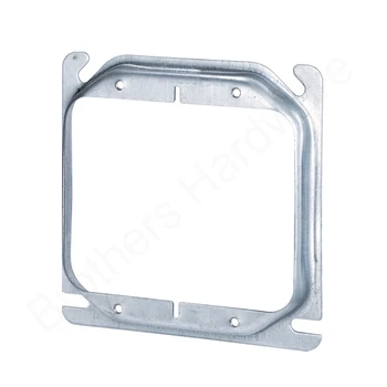 Galvanized Steel 4x4 Square Plaster Ring 2 Gang Device Cover - Buy ...