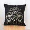 45*45cm, Gold Blocking Cushion Cover Design 1