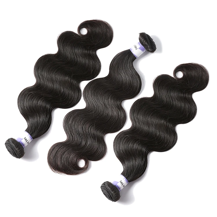 Free Sample No Mixed 100% Virgin Remy Indian Body Wave Bundles Brazilian Human Hair Extensions with Cash on Delivery