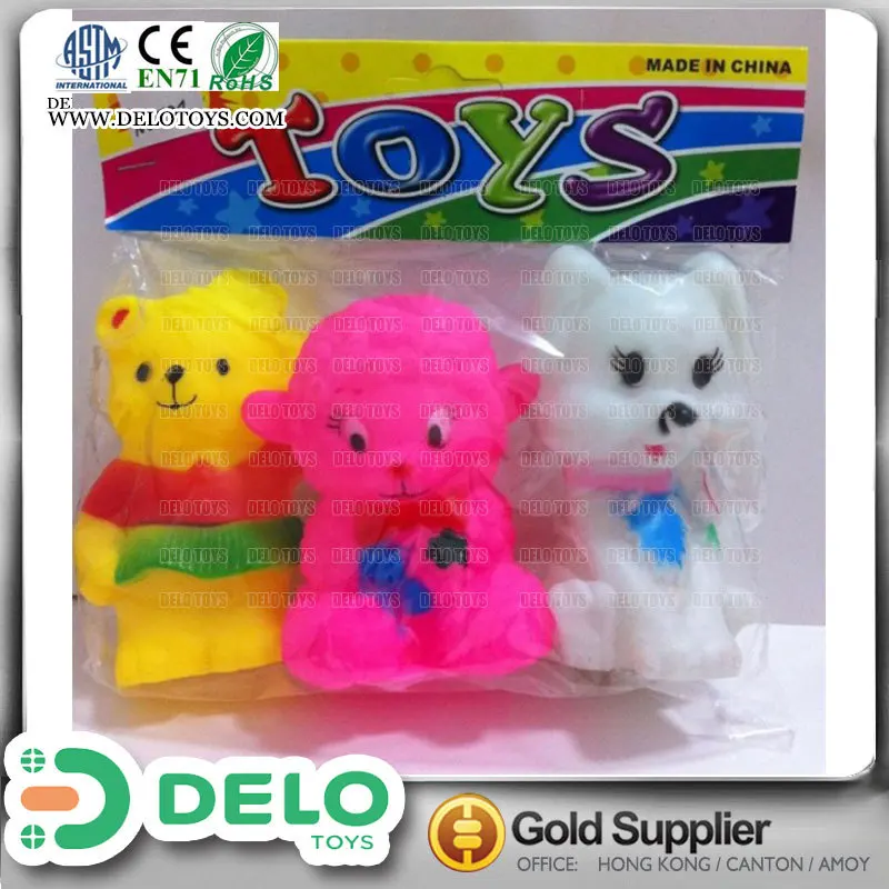 Уклонение клей виниловые игрушки животных