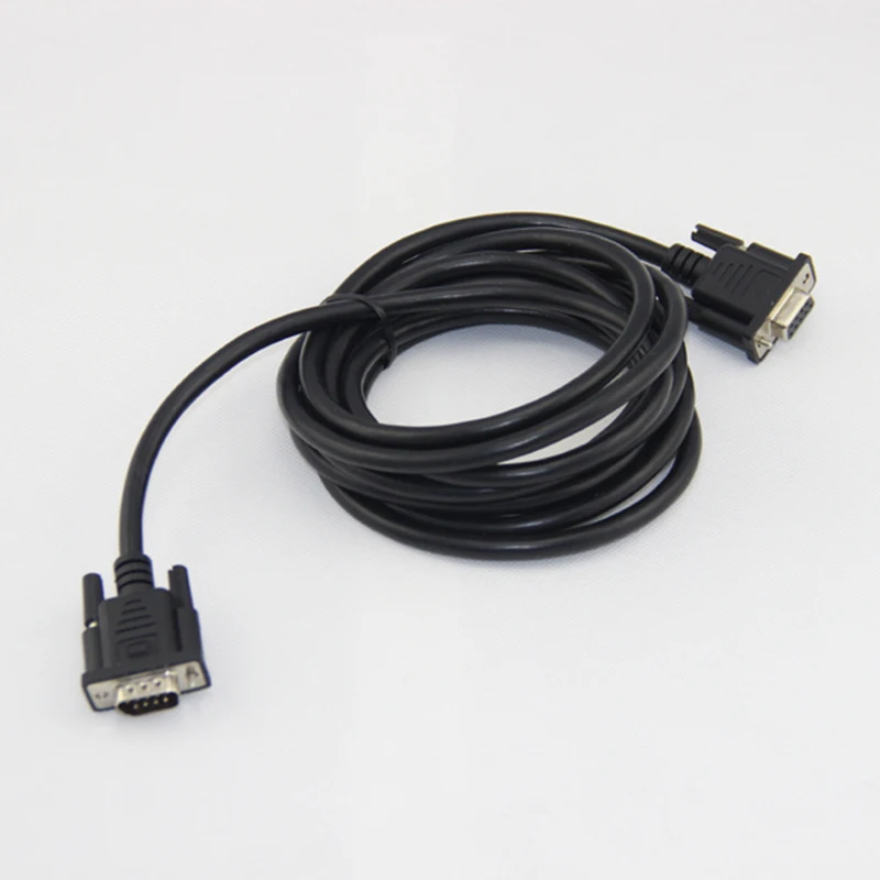 DB9 Male to DB9 Female Null Modem Cable Home Theater Application Bare Copper Conductor with Braid Shielding