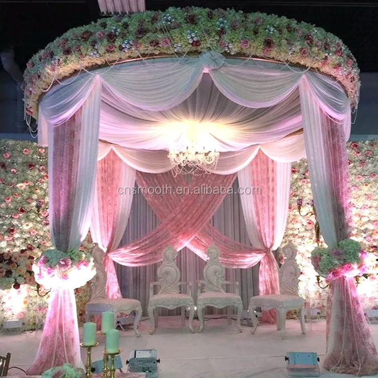 Wholesale Pipe And Drape Background Stand Round Wedding Backdrop With Poles  - Buy Round Wedding Backdrop,Wholesale Round Backdrop Poles,Pipe And Drape  Backdrop Round Product on 