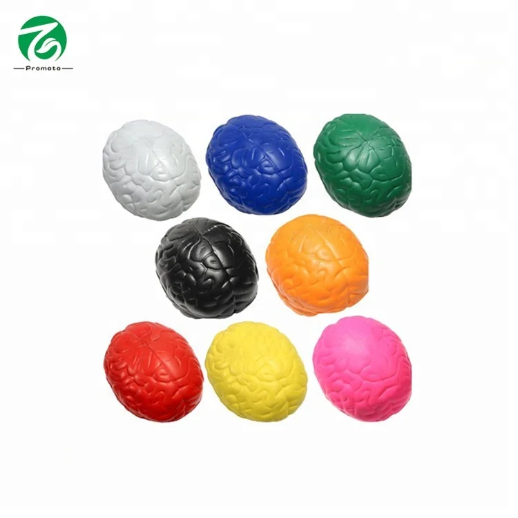 Factory Price Green Pu Brain Stress Toy 