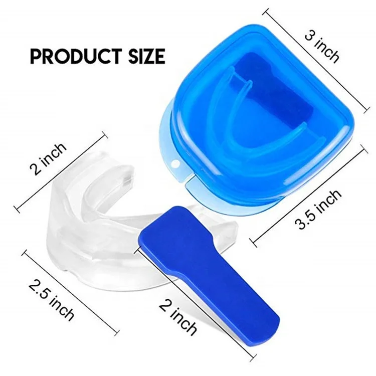 Acusnore Protège-Dents Anti-Ronflements Avec Étui Et Clip - Solution Confortable Pour Mieux Dormir