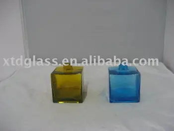 Glass square Oil Lamp