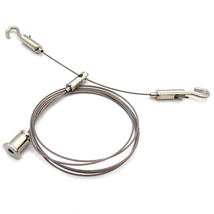 Китай, дешево, нержавеющая сталь, потолочный светильник, кабельный захват, подвесной комплект