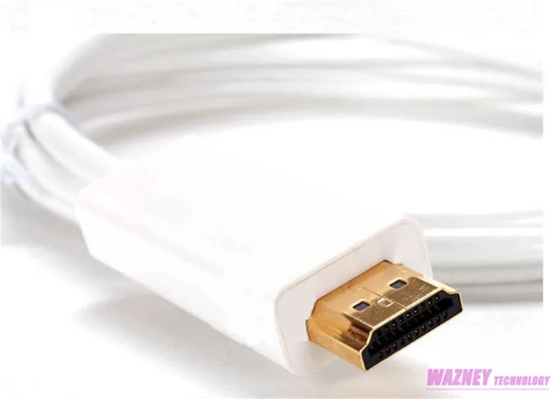 
 1,8 м 6FT Thunderbolt мини дисплей порт дисплейный порт minidp типа «папа» HDMI мужской конвертер кабель для Apple Mac Macbook подходит для Mac Pro,  