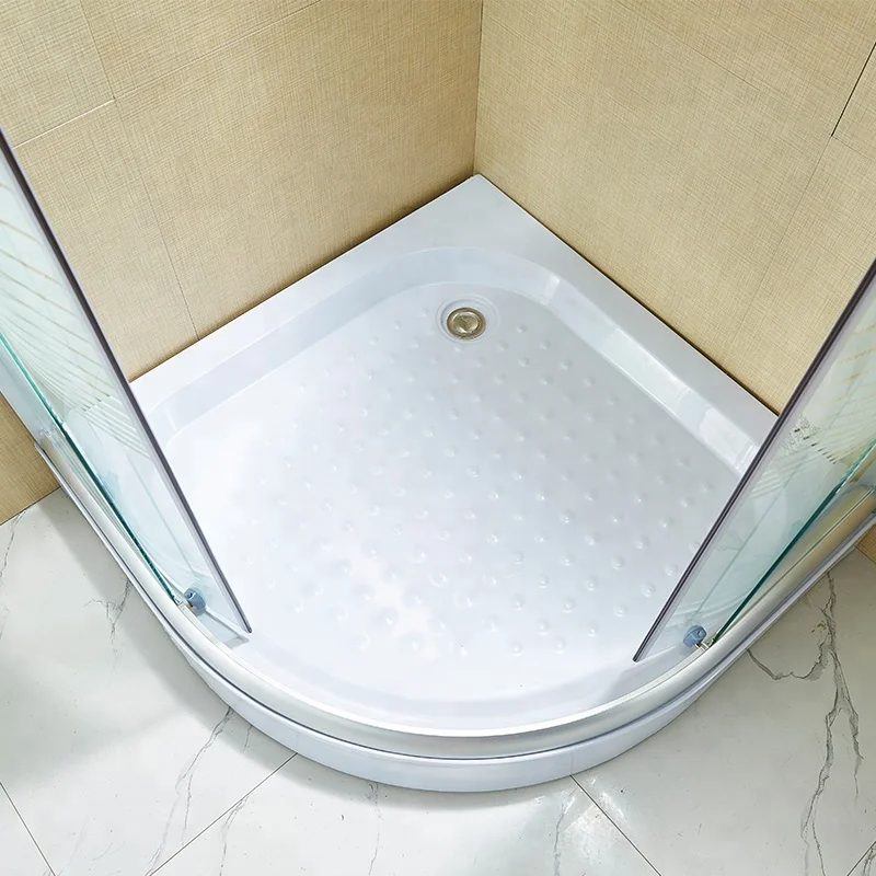 Factory Direct Cheap Stripe Printing Sliding Door Shower Room Sector Bathroom Shower Cabin