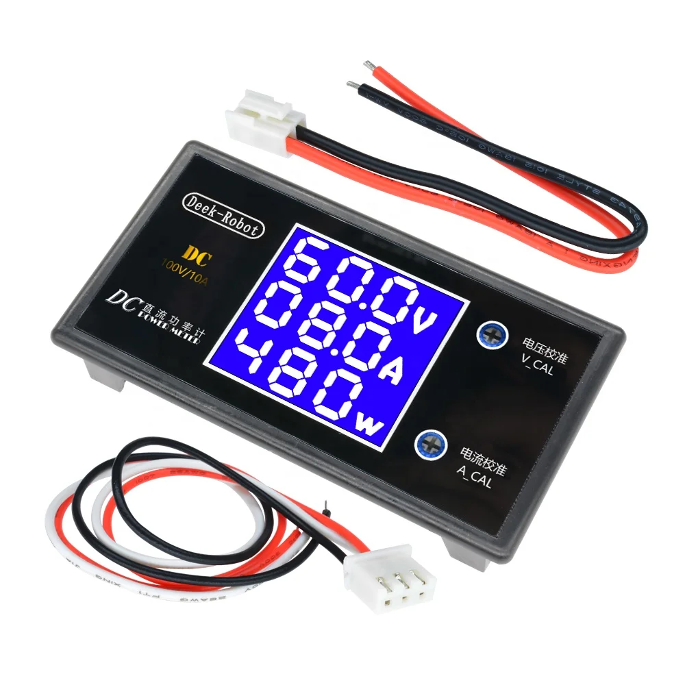 Dc 0 100v 10a 1000w Lcd Digital Voltmeter Ammeter Wattmeter Voltage Current Power Meter Volt Detector Tester Monitor 12v 24v 36v Buy 10a 1000w Lcd Digital Voltmeter Ammeter Voltage Current Power Meter Detector Tester