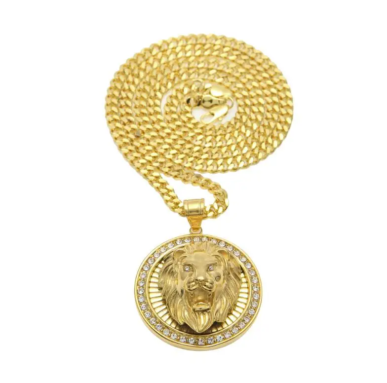 versace necklace lion head
