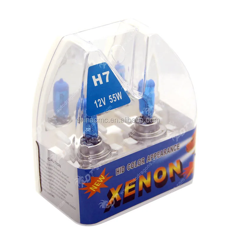 100W Xenon Halogen 7500K Headlight 12V Lamp 64210 H7 Super White Plasma Bulb #Ga27