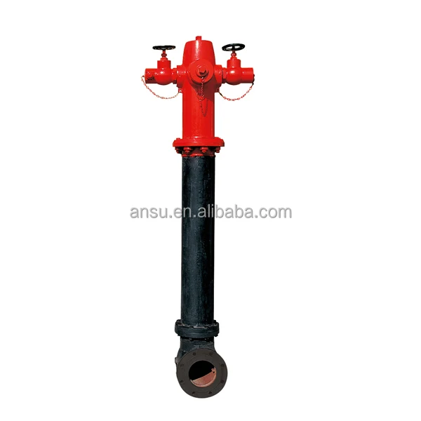 ANSU 3 Ways 4'' Cast Iron Fire Hydrant DN100 Fire Fighting Water Portable Type