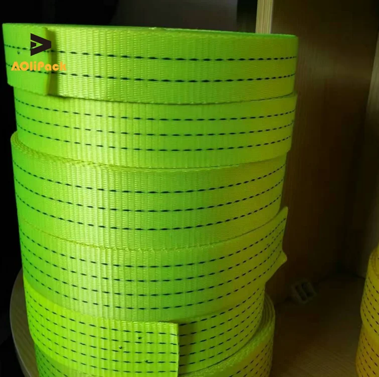 2025 Hot Sale Factory Directly Cargo Lashing Strap Ratchet Tie Down Strap for Container Loading 2inches 10m Strap
