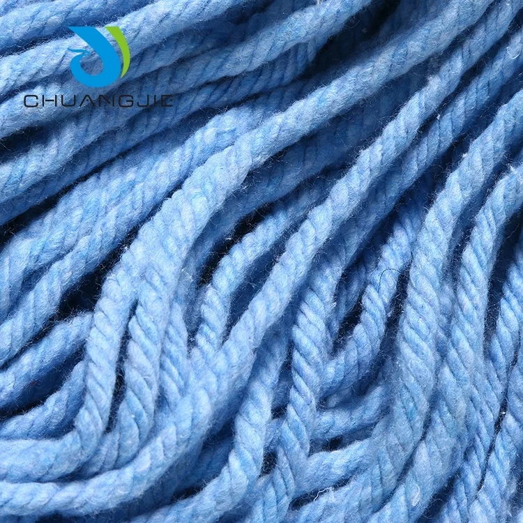Practical Reusable Floor Cleaning Mop Spare Parts Replacement Wet Cotton Magic Blue Mop Head
