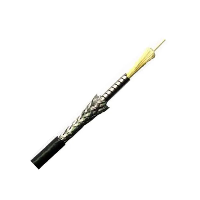 SUS Spring Tube Tight Buffer Fiber Armored Temperature Sensing Fiber Optic Cable
