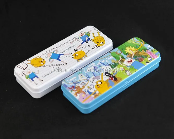 stylish zipper pen tin case beautiful