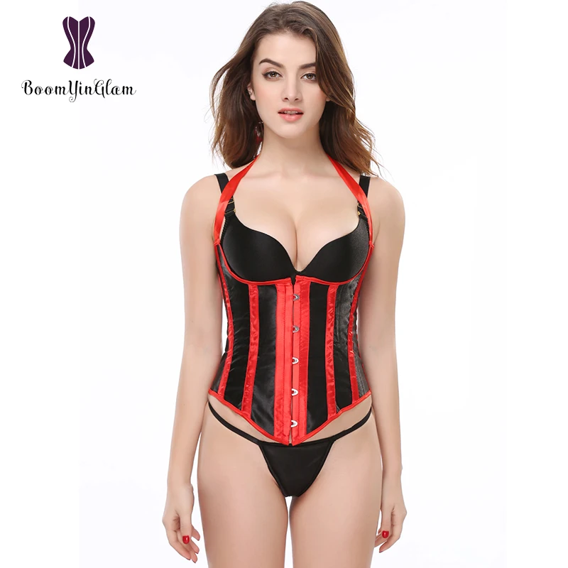 women sexy underbust basques corsets plus