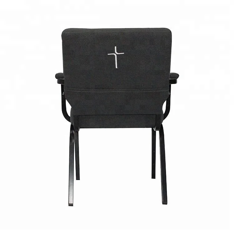 Church Chairs with Armrests Metal Stackable Church Chairs for Sale