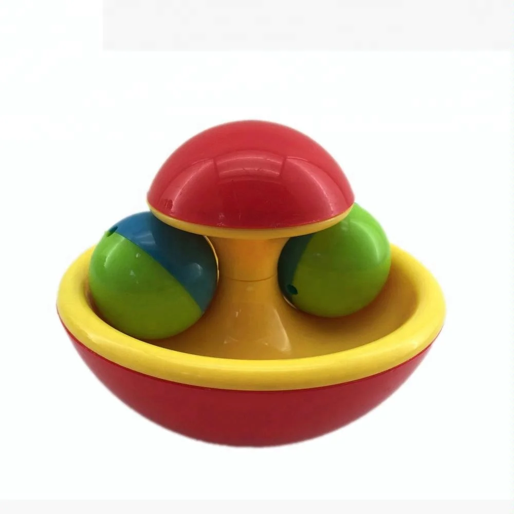 Оптовая продажа, забавные детские колокольчики, пластиковые погремушки в форме Грибов