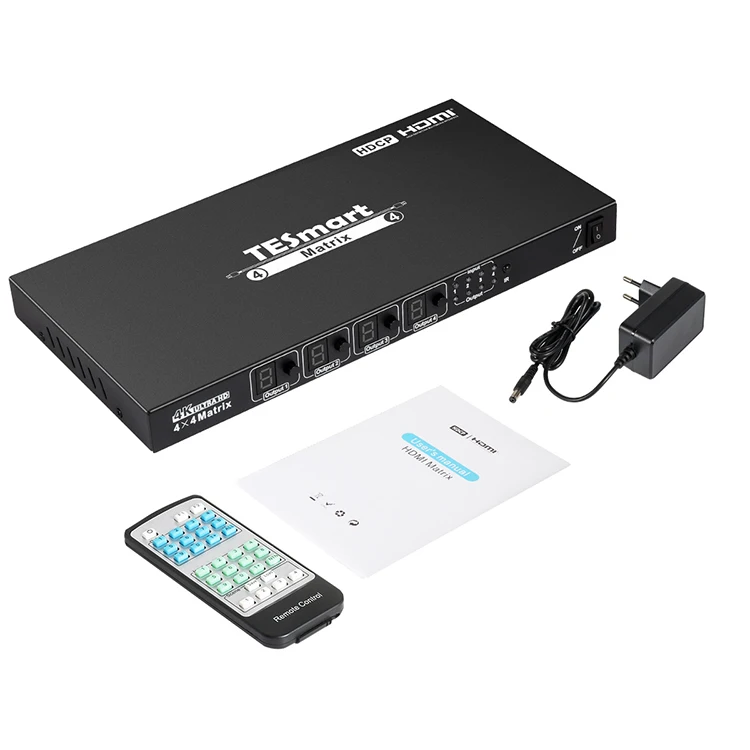 Tesmart 4k Video Wall Switcher 4x4 Hdmi Matrix Switches For Display