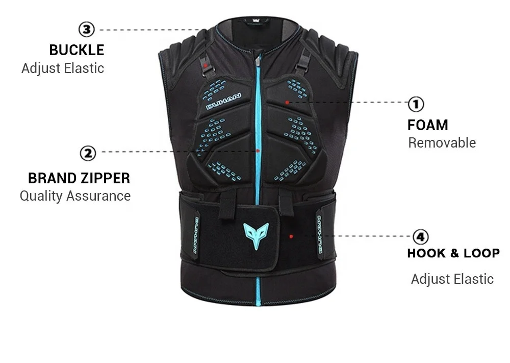 DUHAN Motocross Protection Protective Gear Men Motorcycle Protective Vest Body Armor Motocross Vest