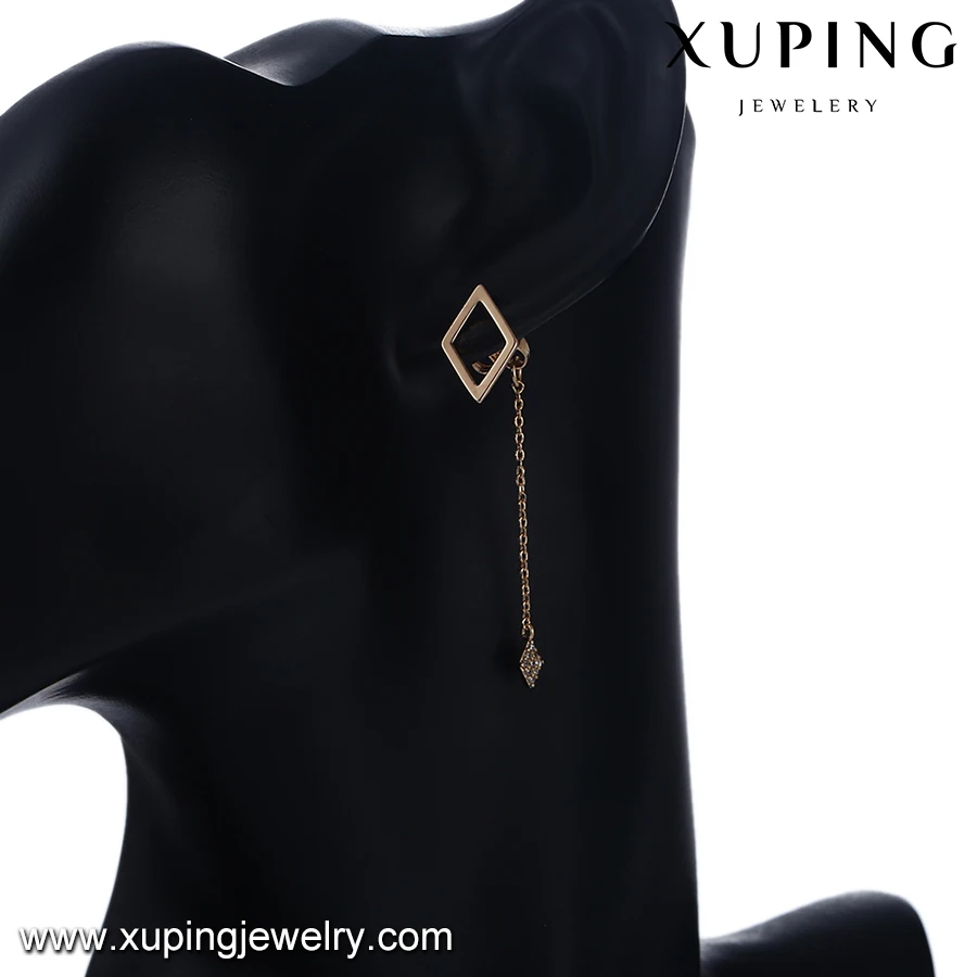 94769 Fashion Simple Design Artificial Jhumke Geometric Earring Jewellery for Girls