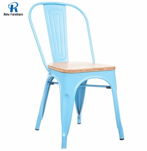 Горячая распродажа, Лучшая цена, железный современный дизайн, винтажный промышленный Деревянный Обеденный металлический стул