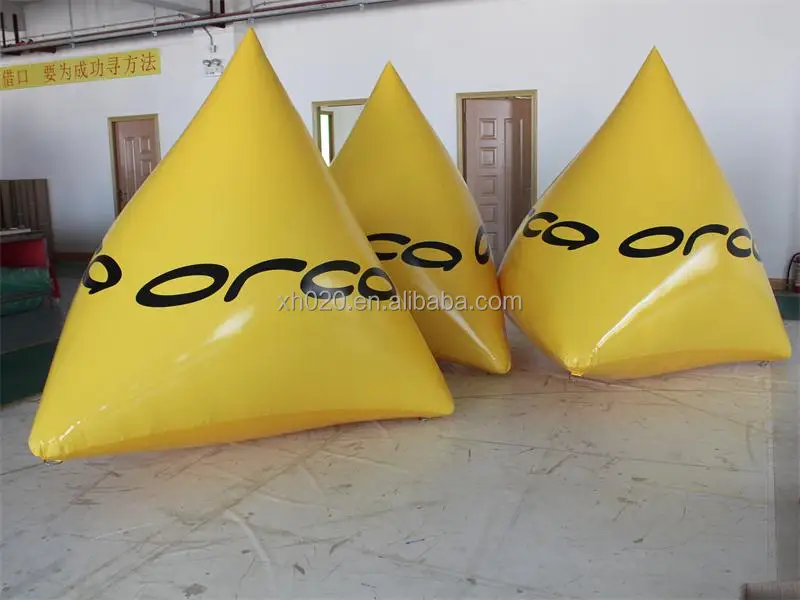 Regatta Markers Triangle Floater Pyramid Inflatable Sailing Racing Buoy