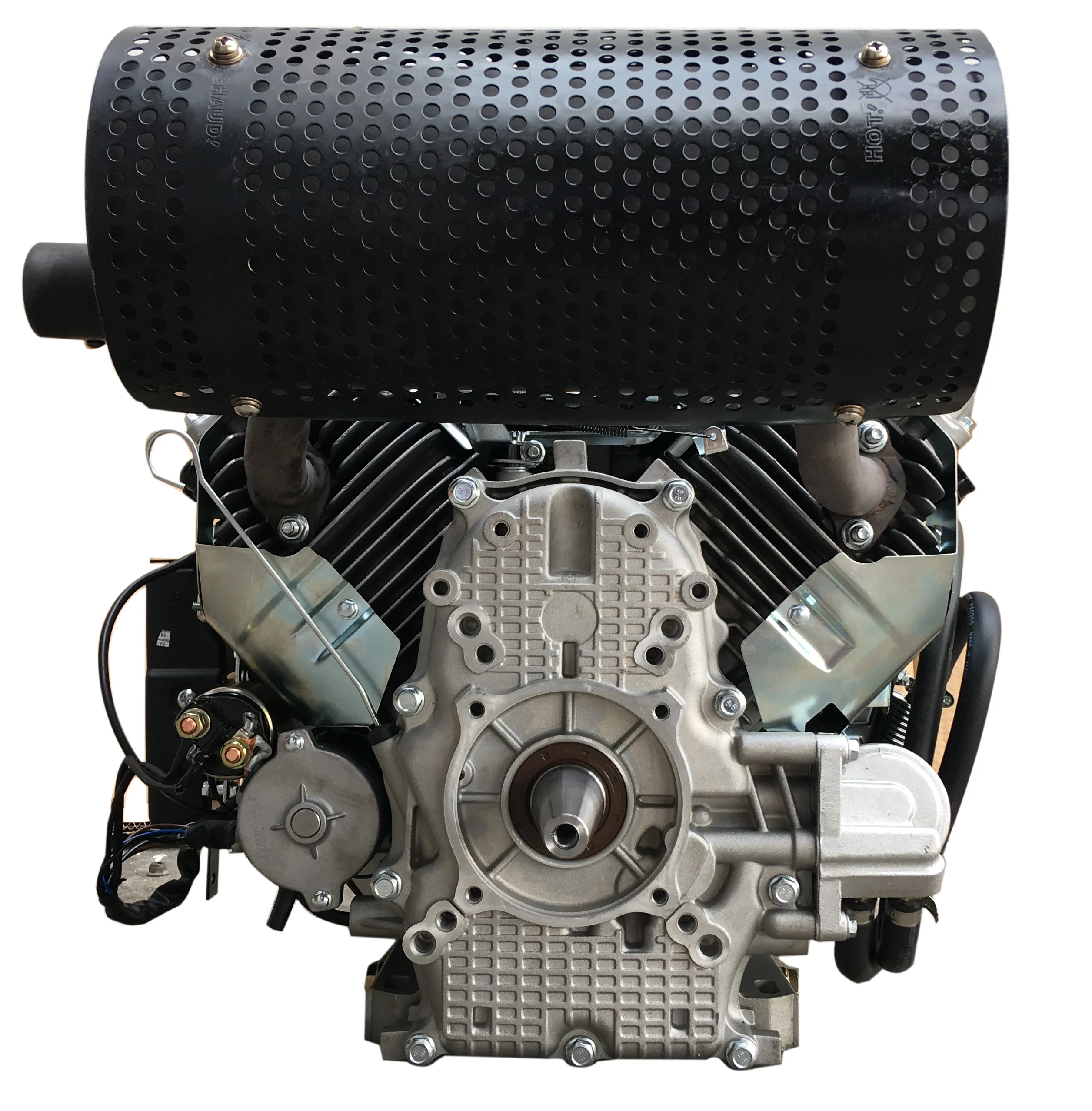 Двухцилиндровый бензиновый двигатель 22HP V для портативных пилой