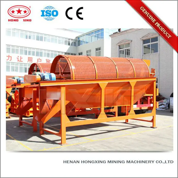 Iron Powder Sieve Rotary Vibrating Screen Machine Drum Screen Trommel Screening Vibrating Screen Sieve
