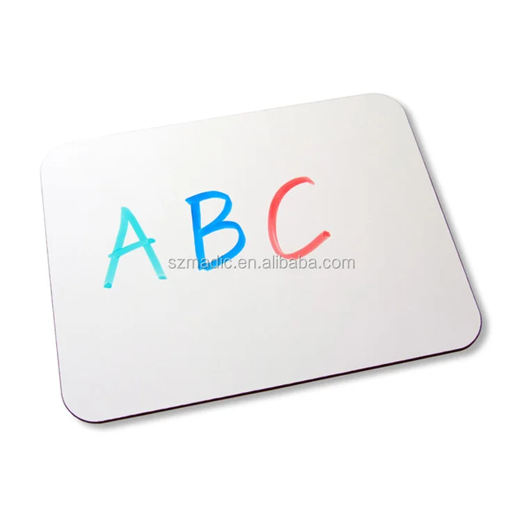 Non Magnetic 9 X 12 Inches Dry Erase White Learning Lapboard for Students or Kids