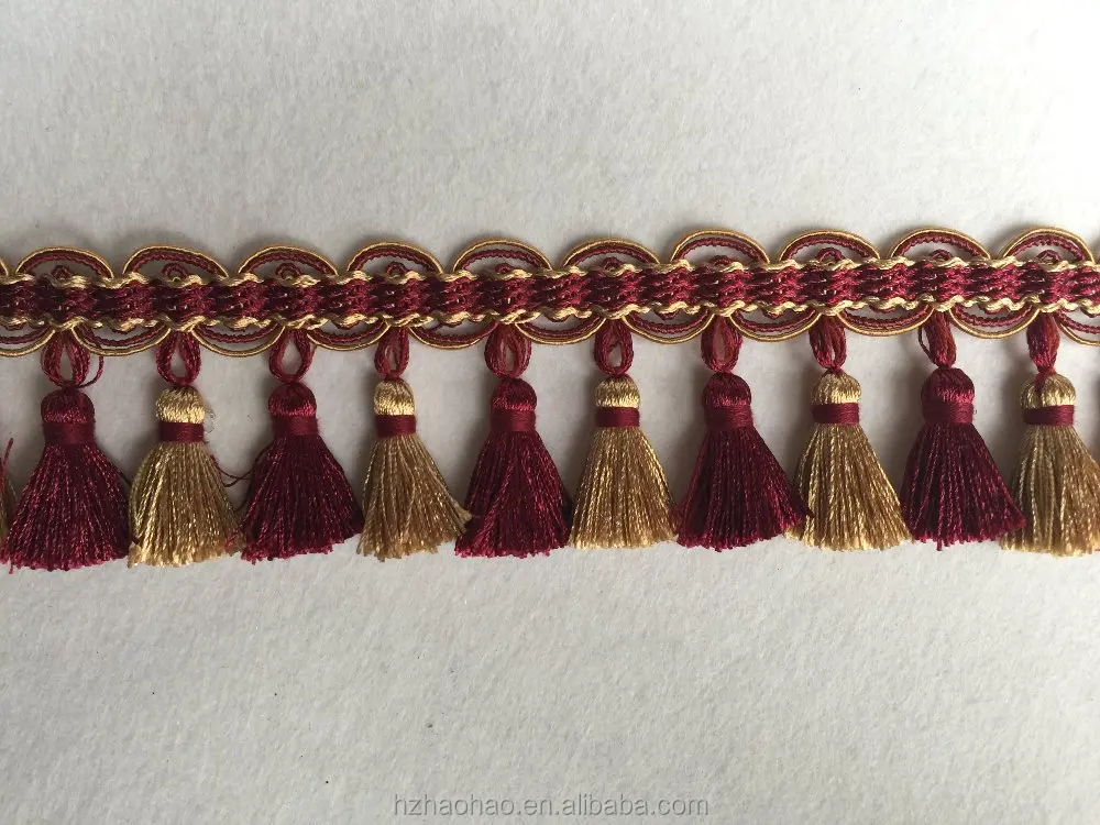 Декоративные занавески с бахромой оптом