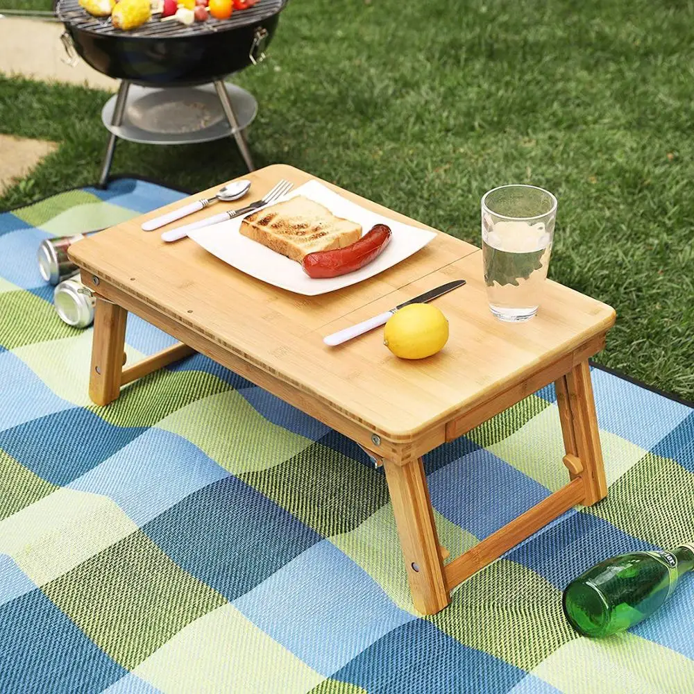 Многофункциональный стол для ноутбука, поднос для кровати, складной регулируемый стол для завтрака