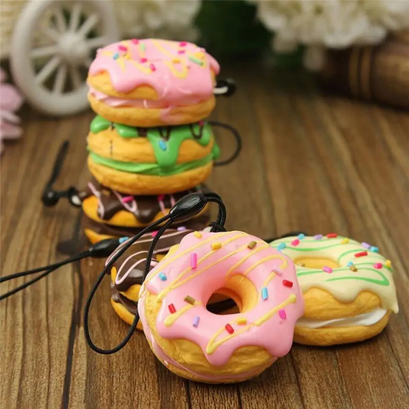 Jumbo Squishies Kawaii Package Slow Rising Food Pack Donut Ice Cream  Mini Phone Accessories Squishy