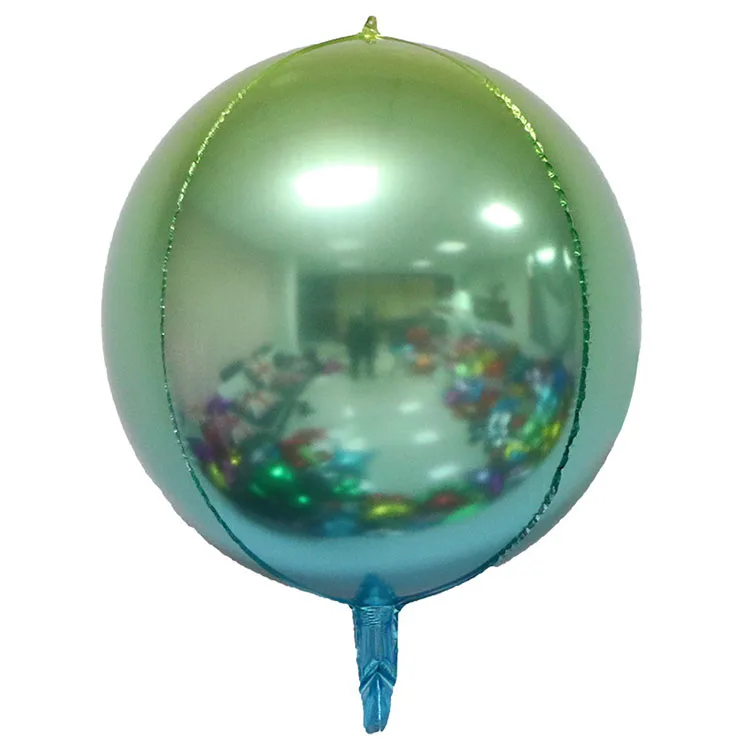 Gradient Colors Balloon 3D Really Round Hot Sale Helium Foil Balloons