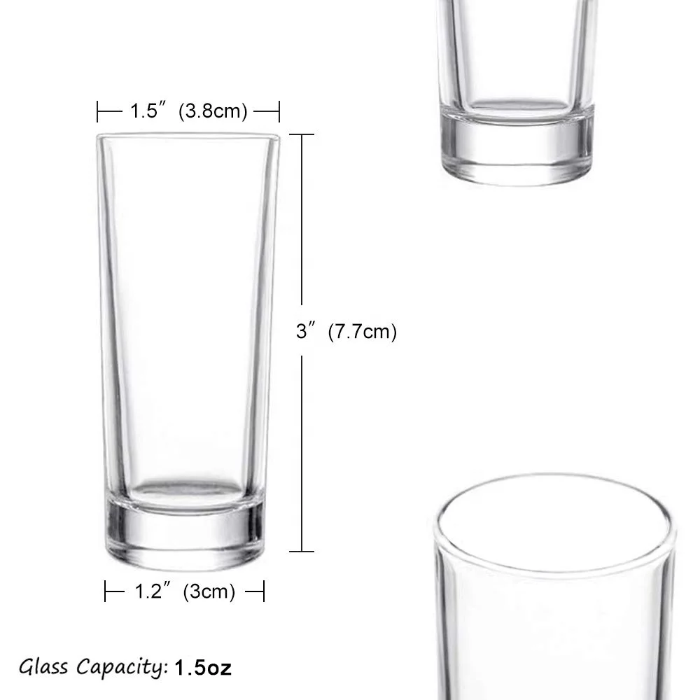 EcoNewLeaf Custom Logo 60ml 2 oz Plastic Shot Glass Wholesale Tequila Glass with Eco-Friendly Design