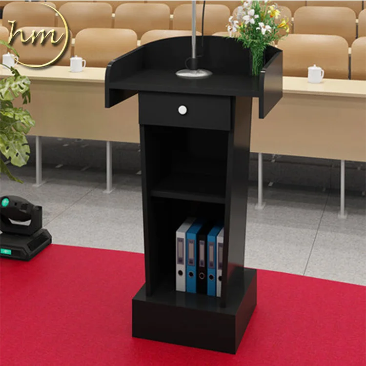 Cheap Hotel Wooden Church Lectern Pulpit / Wooden Rostrum/Church Rostrum