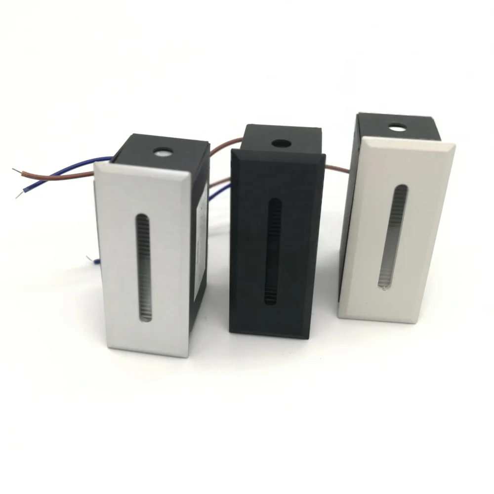 Алюминий 1 Вт Cree чип AC85-277V путь угловой встраисветодио дный ваемый СВЕТОДИОДНЫЙ Шаг Свет Лестницы настенные светильники