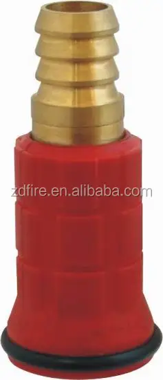 plastic and brass core fire hose reel nozzle,fire extinguisher nozzle,spray  jet fire hose nozzle_OKCHEM